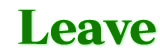 leave